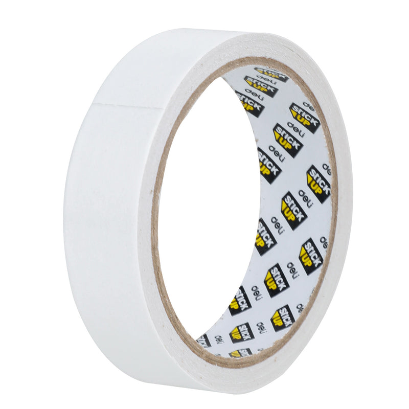 Bandă Dublu Adezivă Albă 24 mm x 10 yarzi Deli