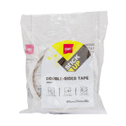 Bandă Dublu Adezivă Albă 24 mm x 10 yarzi Deli