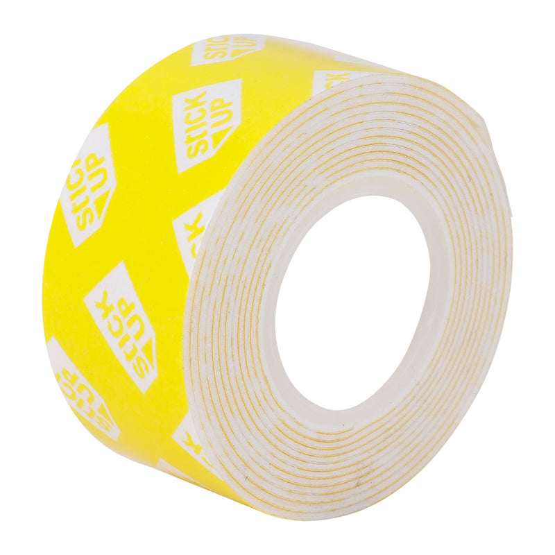 Bandă Dublu Adezivă Buretată Albă 25 mm x 1,5 m Deli