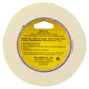 Bandă Dublu Adezivă Buretată Albă 25,4 mm x 5 m Deli