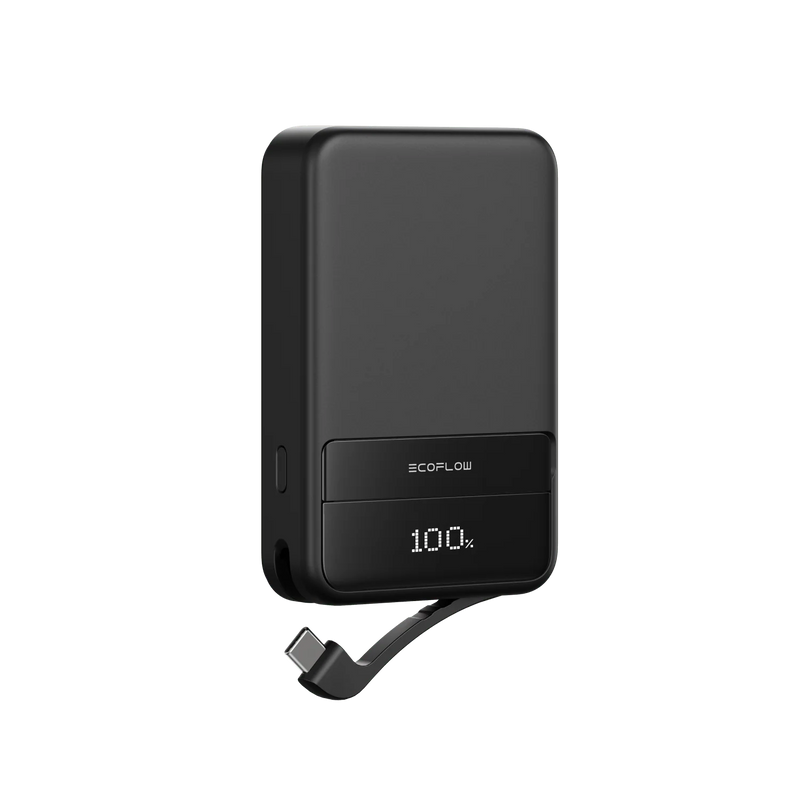 Baterie Externă Rapid MagSafe Qi2 10000mAh Negru EcoFlow