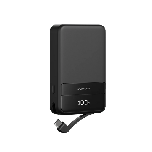 Baterie Externă Rapid MagSafe Qi2 10000mAh Negru EcoFlow