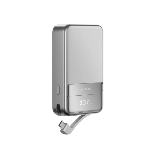 Baterie Externă Rapid MagSafe Qi2 10000mAh Gri EcoFlow