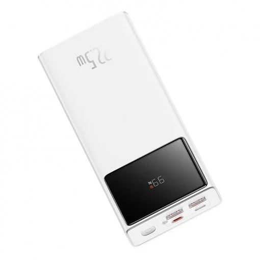 Baterie Externă Star-Lord 30000mAh 22.5W Display Digital Alb - Baseus