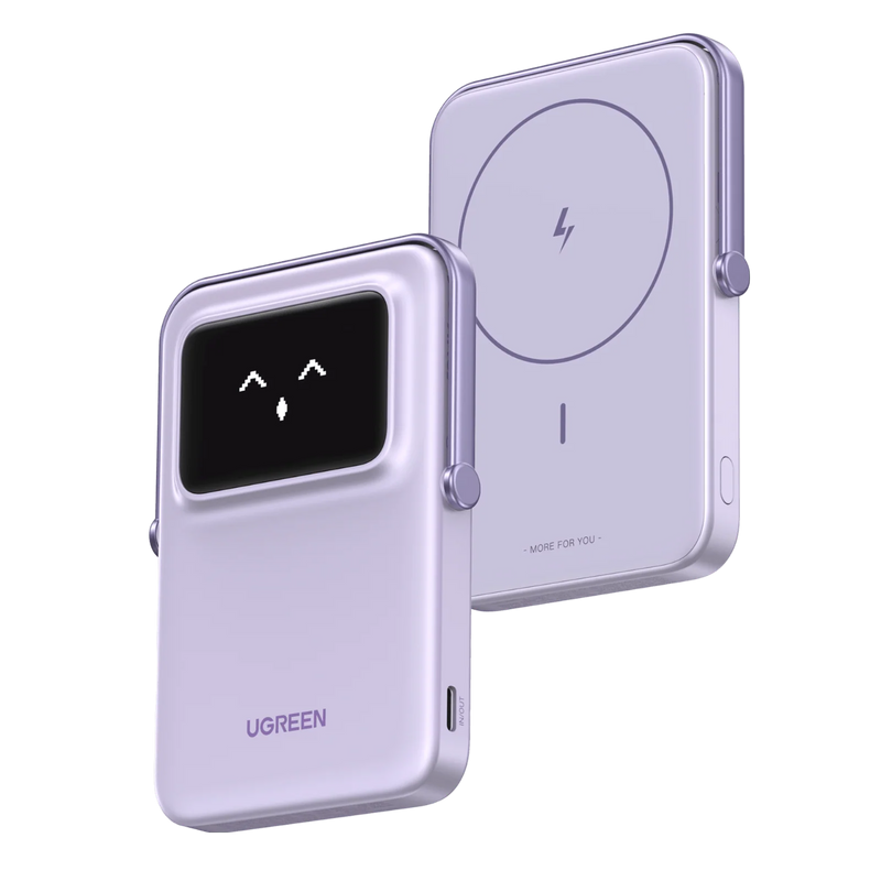 Baterie externa Ugreen PB571 5000mAh MagSafe USB-C 20W violet