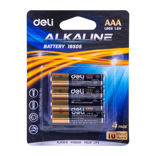 Baterii Alcaline AAA (R3) 4 Bucăți Deli