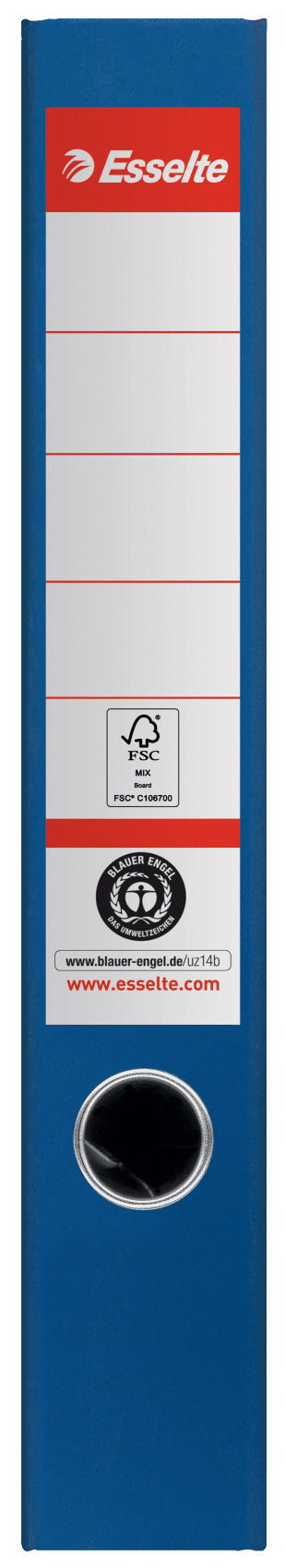 Biblioraft Carton Reciclat 5 cm Albastru Nr.1 Power FSC - Esselte