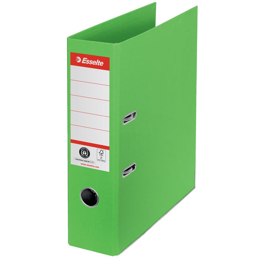 Biblioraft Carton Reciclat 7.5 cm Verde Nr.1 Power FSC marca Esselte pentru organizarea și arhivarea documentelor
