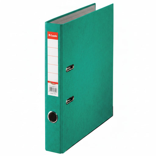 Biblioraft Marmorat 5 cm Verde Rainbow marca Esselte pentru organizarea și arhivarea documentelor