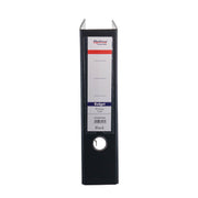 Biblioraft A4 Plastifiat PP/Paper Margine Metalică 75 mm Budget Optima Negru