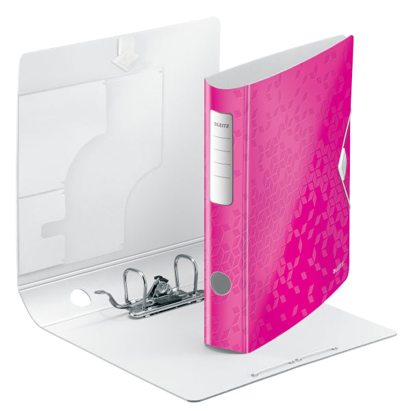 Biblioraft Plastifiat 6.5 cm 180° Roz Active WOW - Leitz