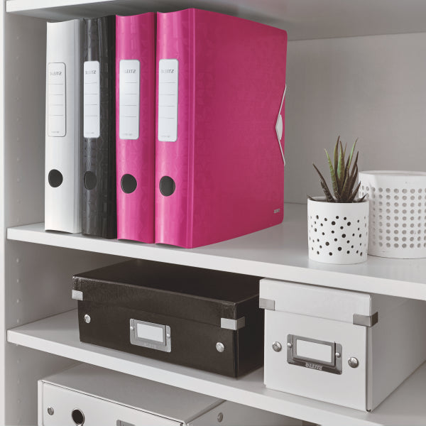 Biblioraft Plastifiat 6.5 cm 180° Roz Active WOW - Leitz