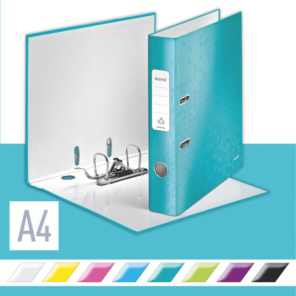 Biblioraft Plastifiat 5.2 cm Turcoaz Metalizat WOW - Leitz