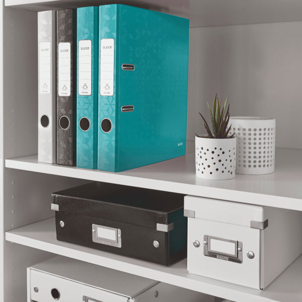 Biblioraft Plastifiat 5.2 cm Turcoaz Metalizat WOW - Leitz