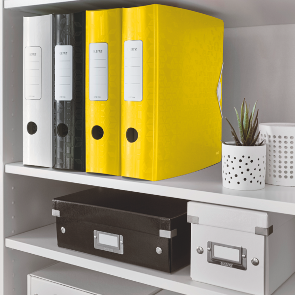 Biblioraft Plastifiat 8.2 cm 180° Galben Active WOW - Leitz