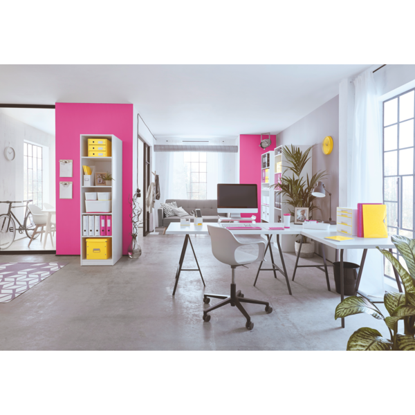 Biblioraft Plastifiat 8.2 cm 180° Galben Active WOW - Leitz