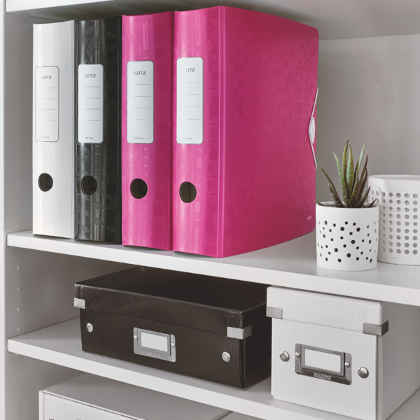 Biblioraft Plastifiat 8.2 cm 180° Roz Active WOW - Leitz