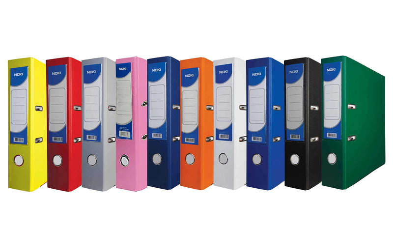 Biblioraft Plastifiat 7.5 cm Negru - Noki
