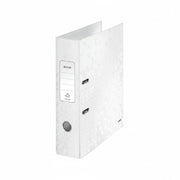 Biblioraft Plastifiat 8 cm 180° Alb WOW marca Leitz pentru organizarea și arhivarea documentelor