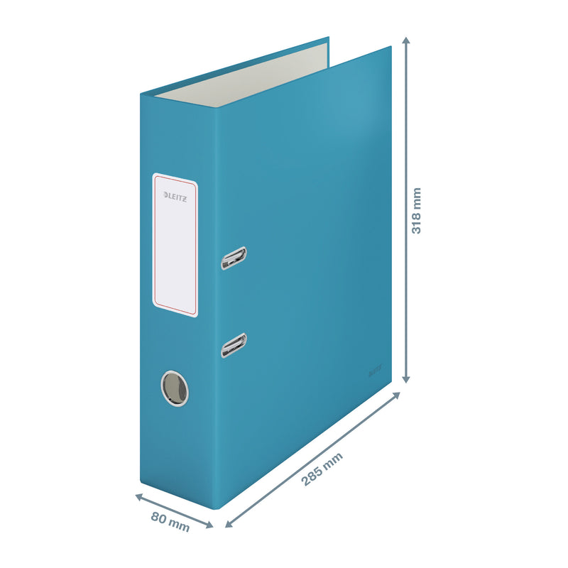 Biblioraft Plastifiat 8 cm 180° Albastru Celest Cosy - Leitz