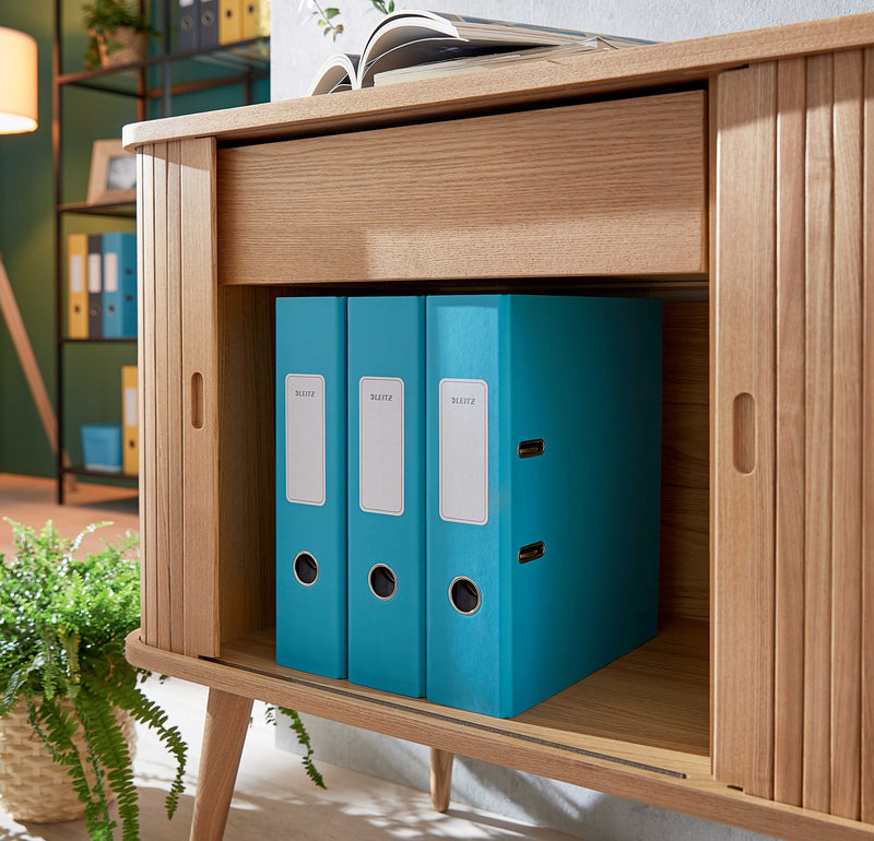 Biblioraft Plastifiat 8 cm 180° Albastru Celest Cosy - Leitz