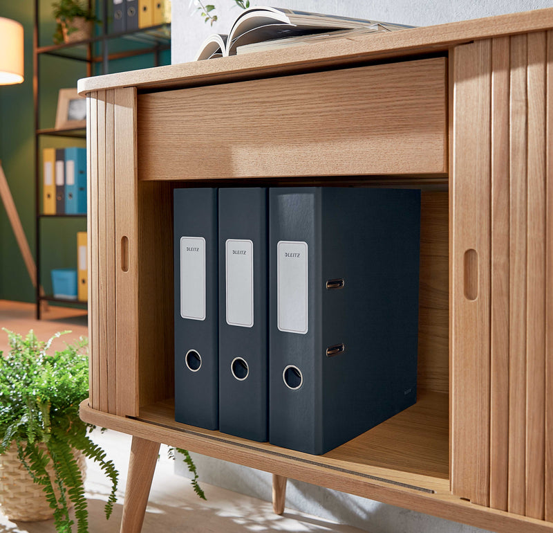 Biblioraft Plastifiat 8 cm 180° Gri Antracit Cosy - Leitz