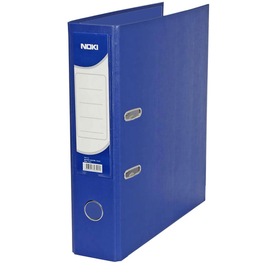 Biblioraft Plastifiat int-ext 7.5 cm Bleumarin marca Noki pentru organizarea și arhivarea documentelor