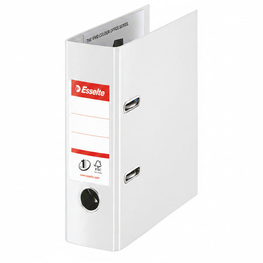 Biblioraft Plastifiat int-ext A5 7.5 cm Alb Nr.1 Power marca Esselte pentru organizarea și arhivarea documentelor