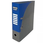 Biblioraft cu Cutie Working Up A4 80 mm Albastru Pigna