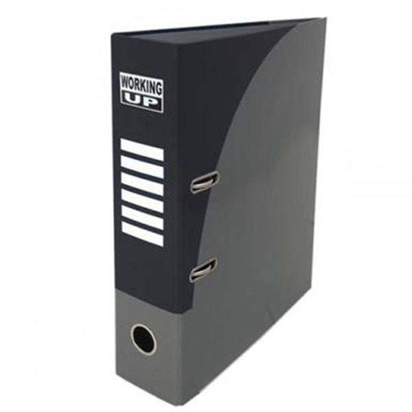Biblioraft cu Cutie Working Up A4 80 mm Negru Pigna