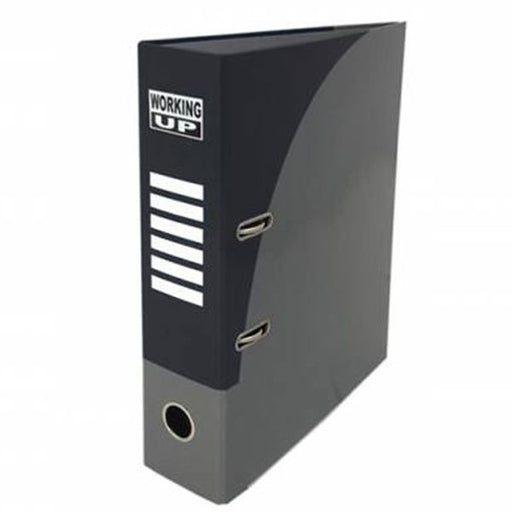 Biblioraft cu Cutie Working Up A4 80 mm Negru Pigna