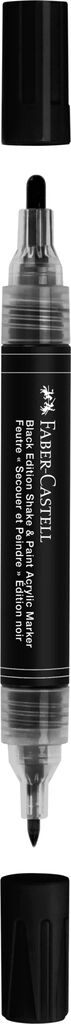 Marker Acrilic Shake&Paint Negru Faber-Castell