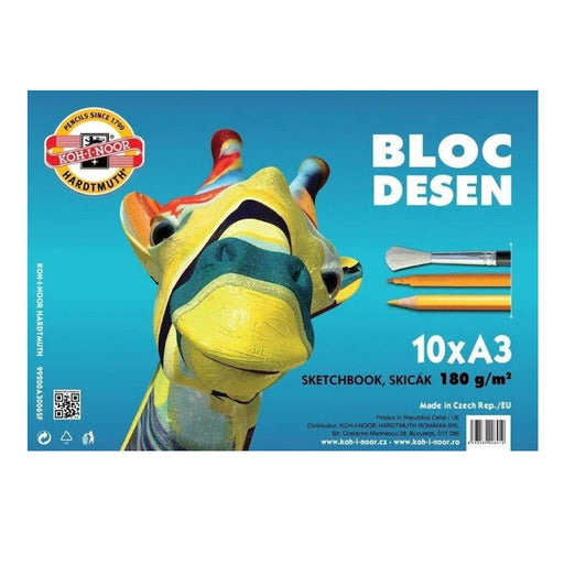 Bloc Desen A3 180 g 10 Coli Koh-i-Noor