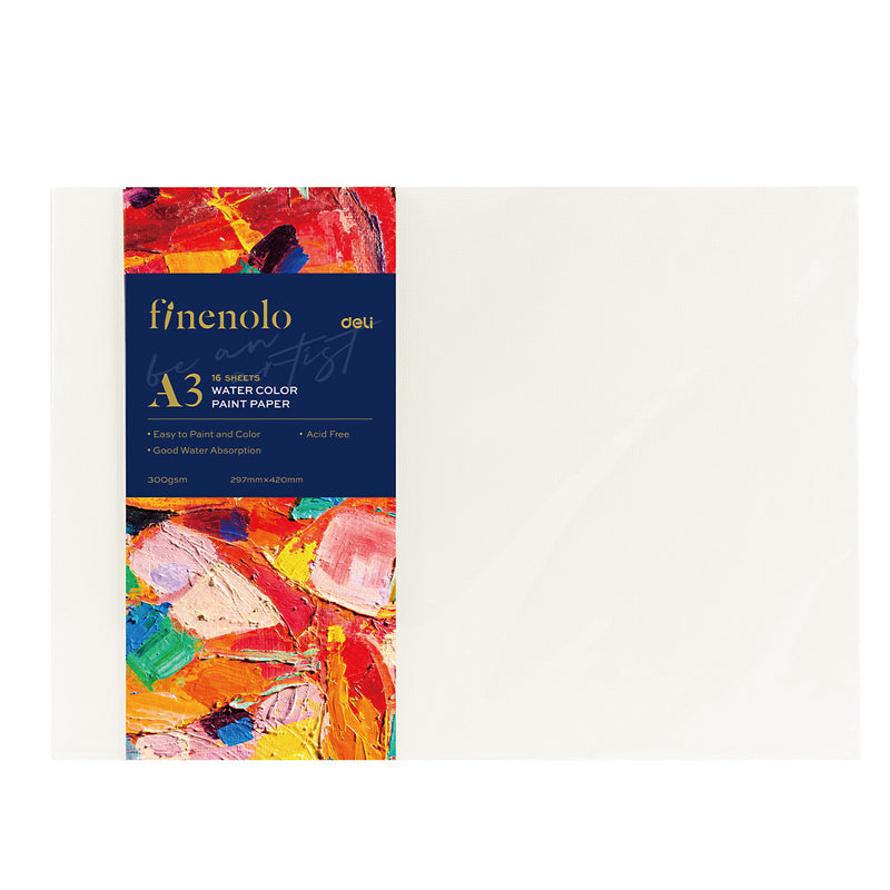 Bloc Desen Acuarelă A3 300 g 16 Coli Deli