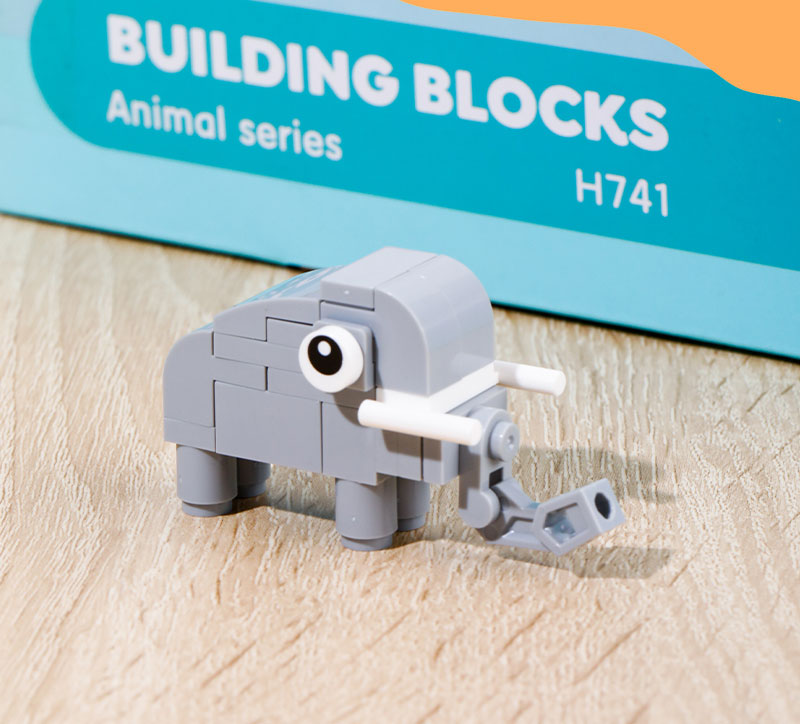Blocuri de Construcție Model Animale Asortate Deli