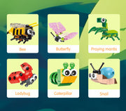 Blocuri de Construcție Model Insecte Asortate Deli
