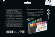 Brush Pens Black Edition 50 Culori Faber-Castell