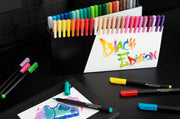 Brush Pens Black Edition 50 Culori Faber-Castell