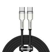 Cablu Baseus Cafule Metal USB-C la USB-C 2m 100W Negru