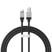 Cablu Baseus Coolplay USB-A la USB-C 1m 100W Negru