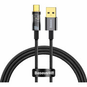 Cablu Baseus Explorer USB la USB-C 1m 100W Negru