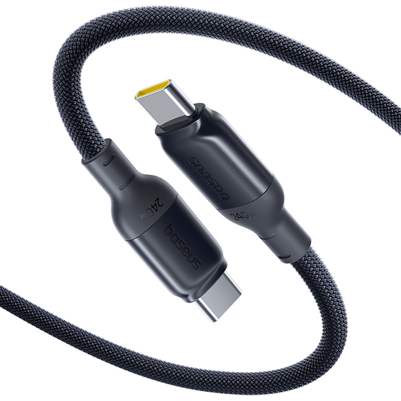 Cablu Baseus PicoGo USB-C la USB-C 2m 240W Negru