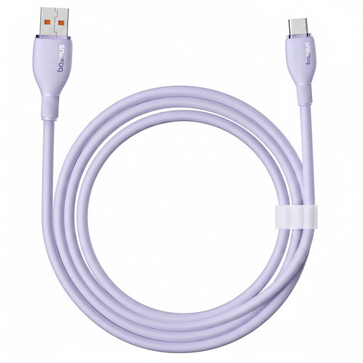 Cablu Baseus Pudding USB la USB-C 1.2m 100W Violet