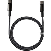 Cablu Baseus Tungsten Gold USB-C la USB-C 1m 100W Negru