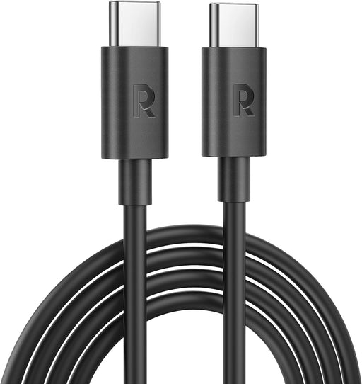 Cablu RavPower RP-CB1021 USB-C la USB-C 1m Negru
