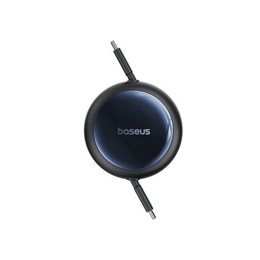 Cablu Baseus Nomos Retractabil USB-C la USB-C 1.5m 100W Negru