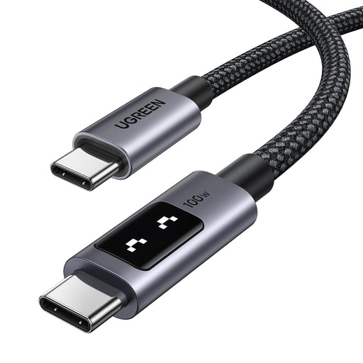 Cablu Ugreen Uno USB-C la USB-C 1m 100W Negru