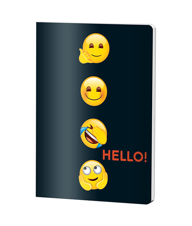 Caiet A5 Dictando 48 File Emoji Pigna, varianta emoji