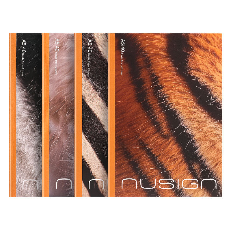 Caiet Birou NuSign A5 Dictando 40 File Wildlife Deli, varianta wildlife