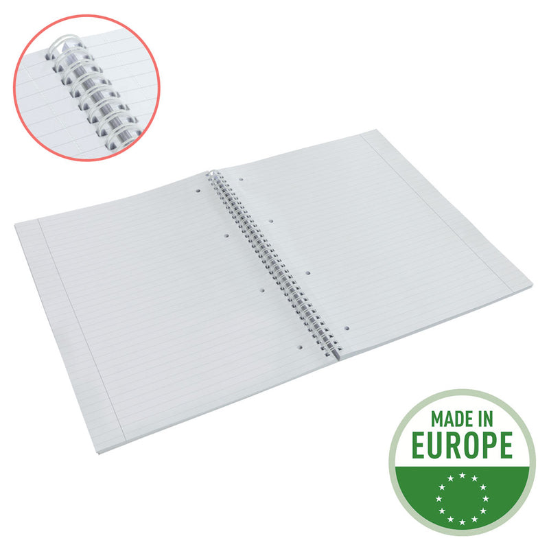 Caiet Birou Spiră Colour'Breeze A4 Dictando Copertă Carton 80 File Lavandă - Esselte